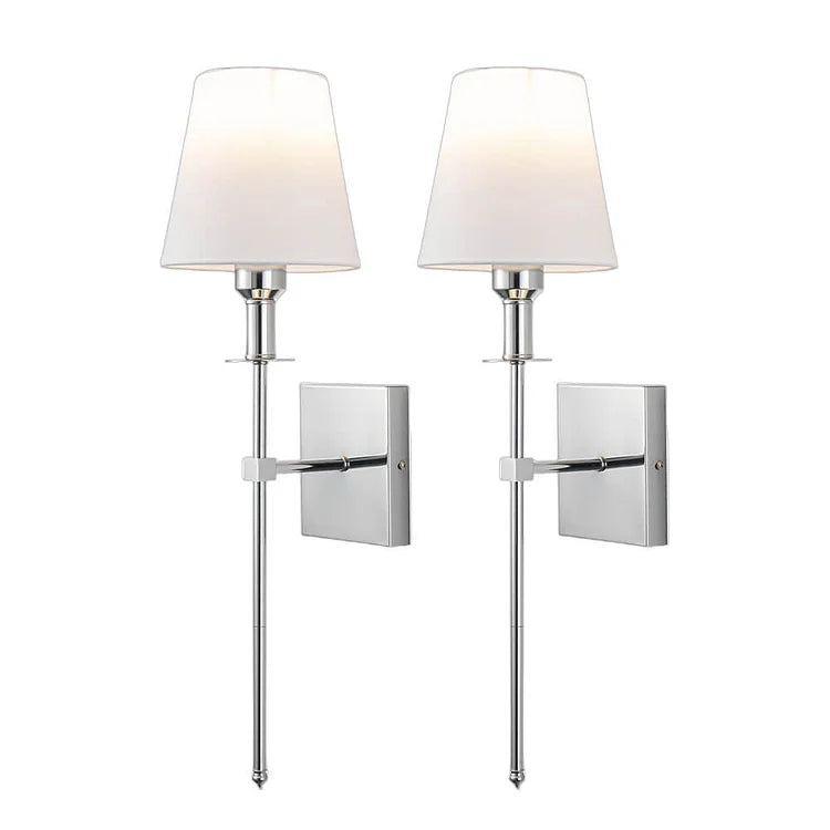 Kalsten | (2 Pieces) Wired Wall Lamp – Stylish Lamp Set for Lighting Above a Mirror or Bed