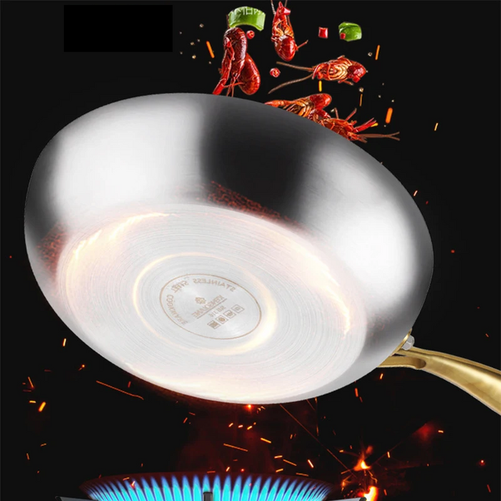ChefSteel – Professional Stainless Steel Frying Pan for Gas & Induction | Kalsten