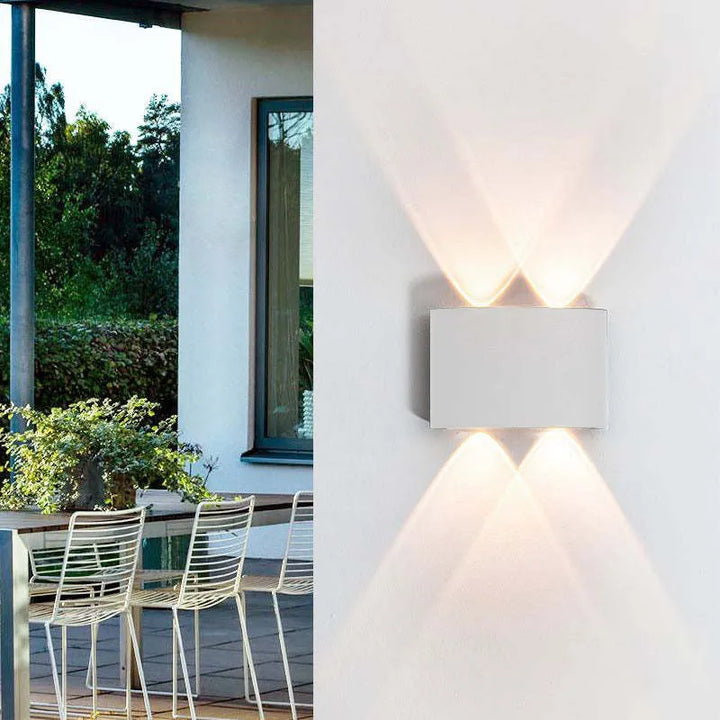 Modern White Waterproof LED Wall Lamp Kalsten