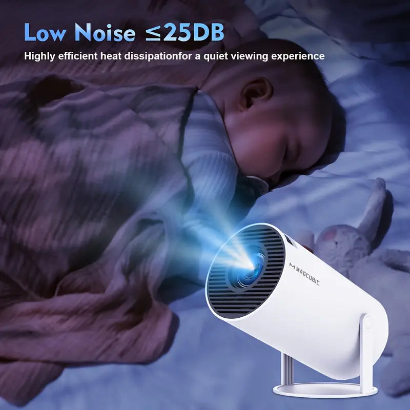 Kalsten | Magcubic HY300 4K Mini Projector – Android 11, Dual WiFi 6, 260 ANSI, Wireless 5.0