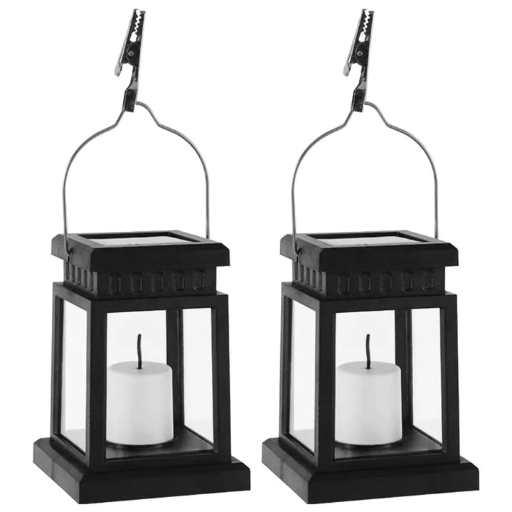 Solar-powered LED candle lantern – Weatherproof outdoor lamp for garden and patio | Kalsten