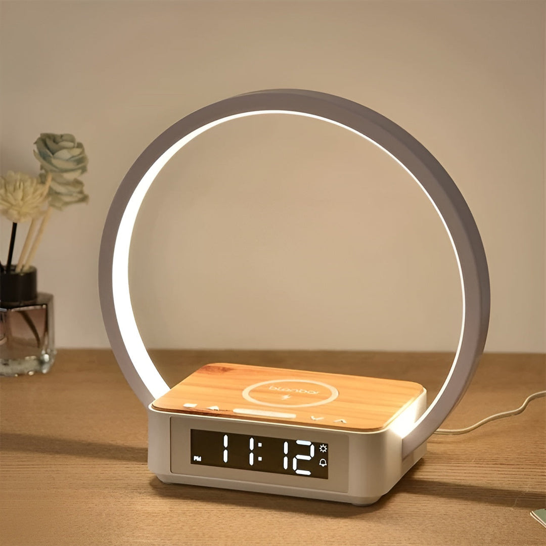Modern Table Lamp with Wireless Charger and Alarm Function Kalsten