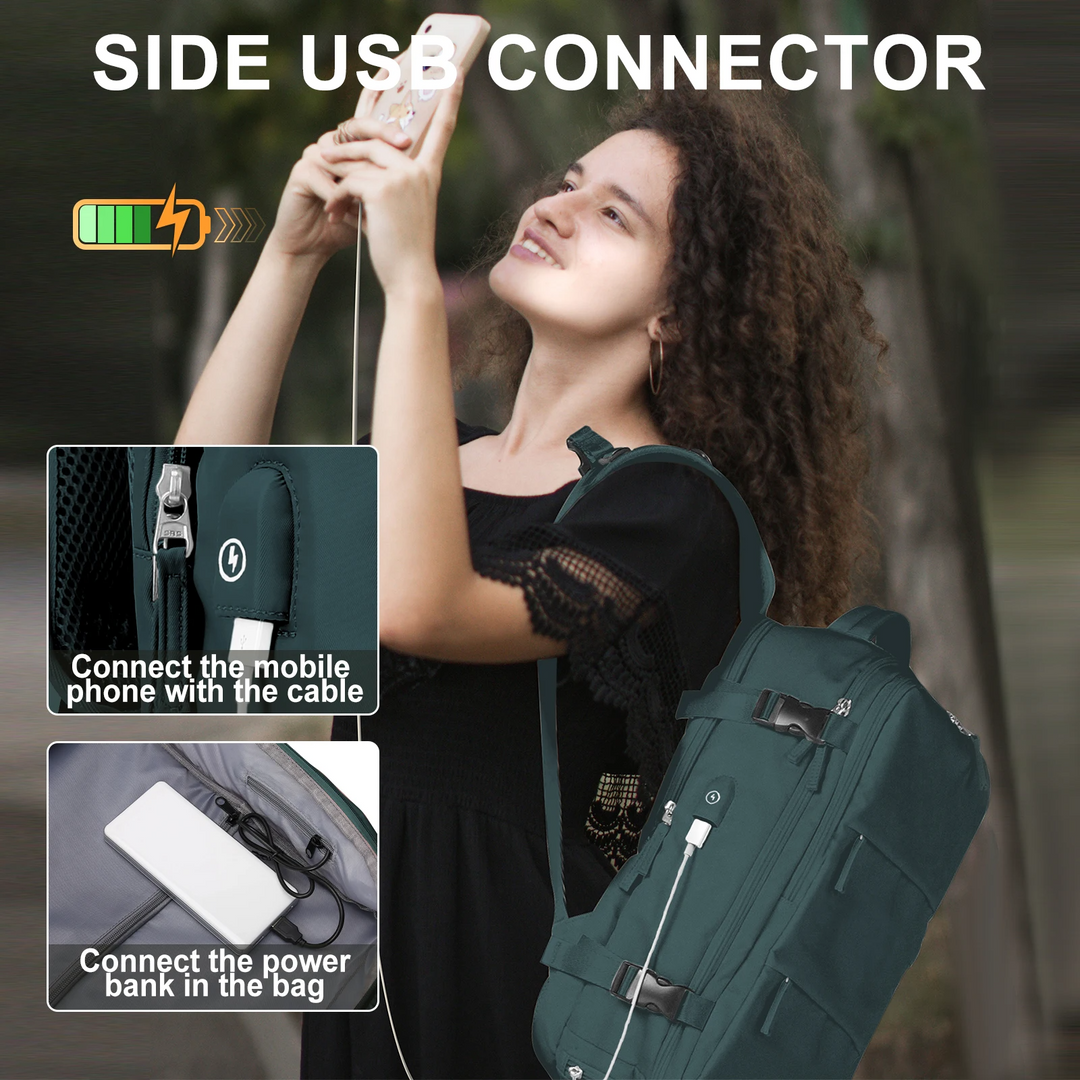 Kalsten | Durable Backpack for Trips with USB Charging Port
