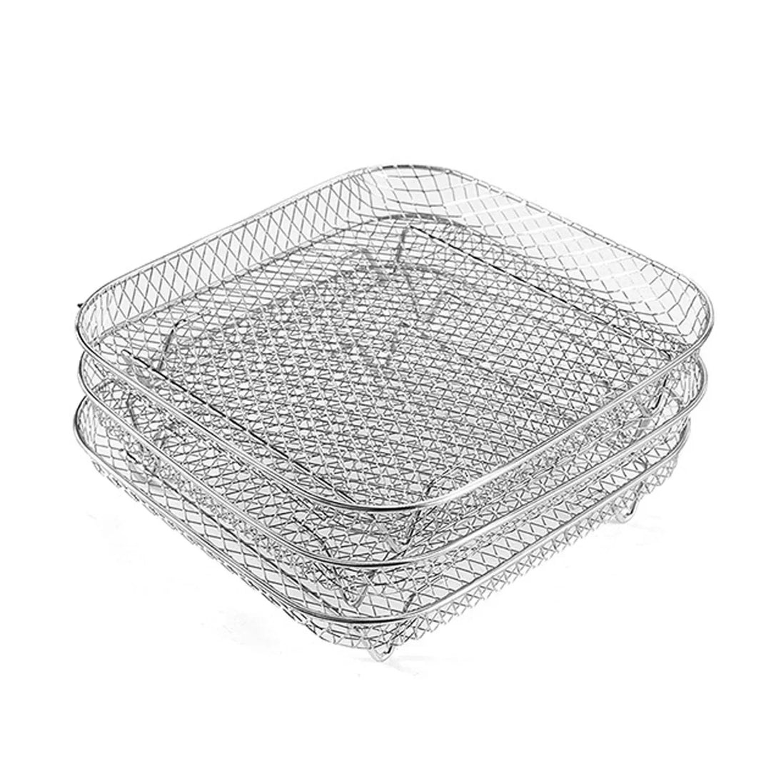 3-Tier Stainless Steel Air Fryer Rack Universal Stackable Accessory | Kalsten