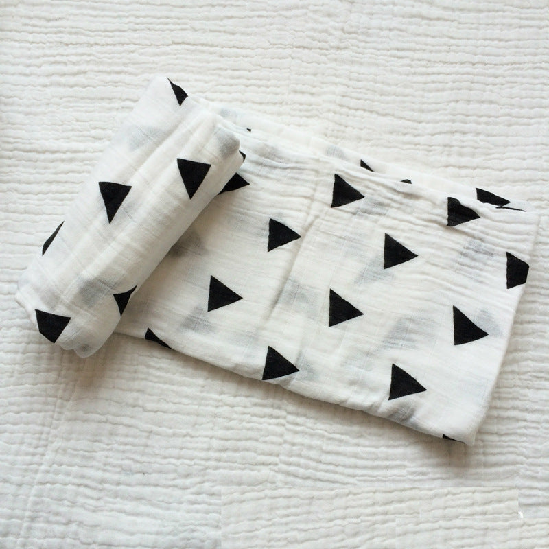Cute Patterned Muslin Swaddle Blanket kalsten