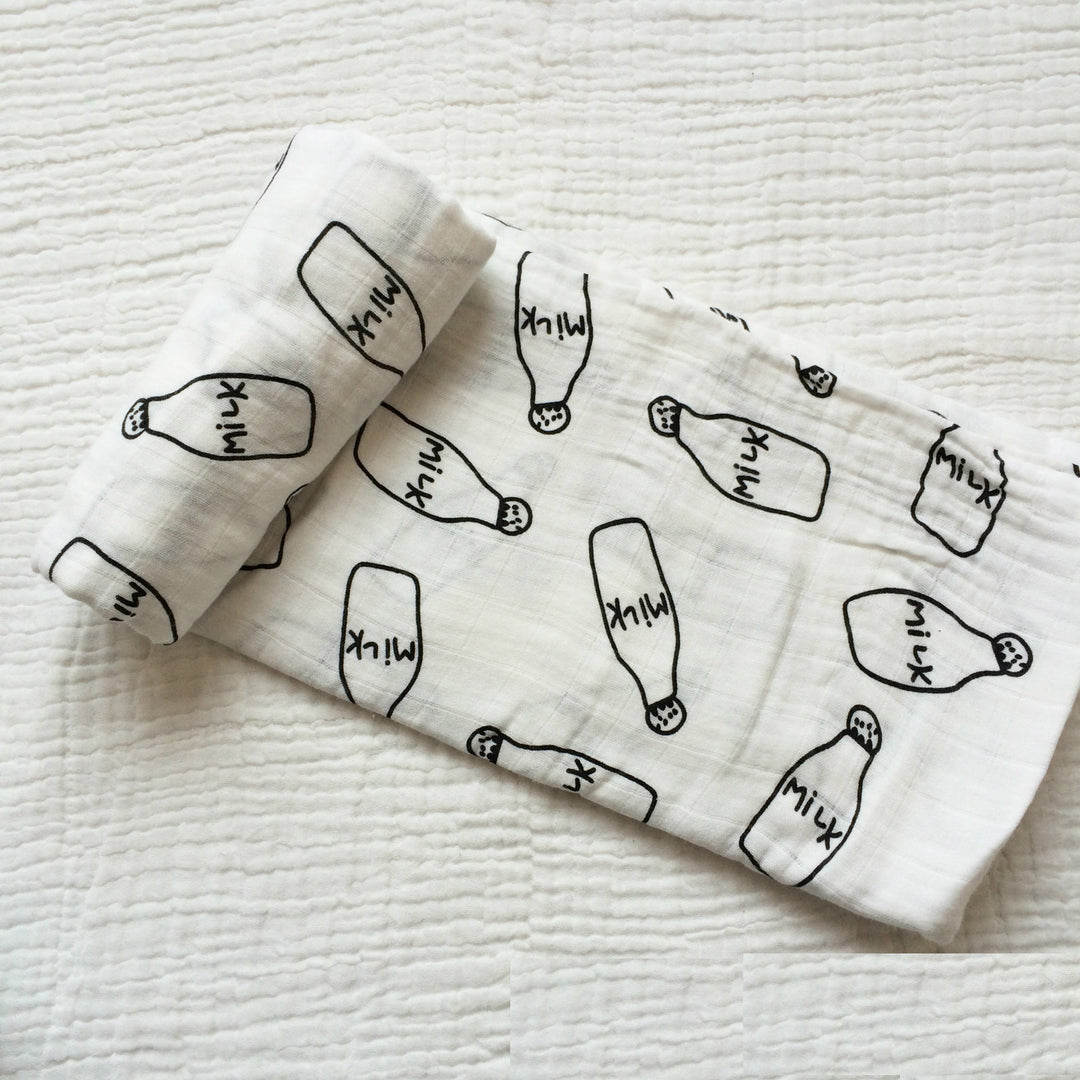 Cute Patterned Muslin Swaddle Blanket kalsten