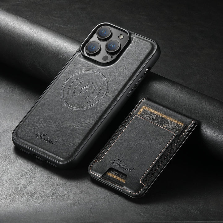 Kalsten | Leather phone case with card holder and MagSafe compatibility