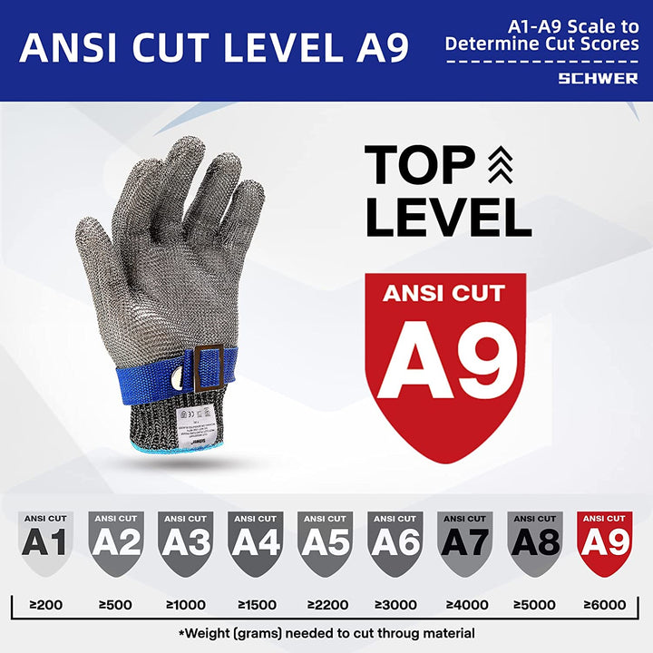 Kalsten | Food grade stainless steel mesh metal glove