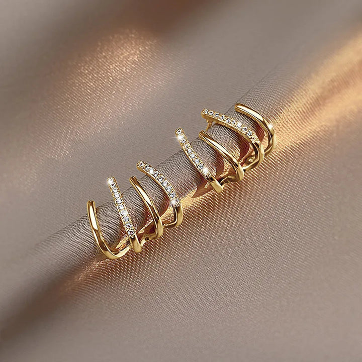 Kalsten | Women’s Twist Earrings | Lightweight Statement Jewelry | Hypoallergenic Finish
