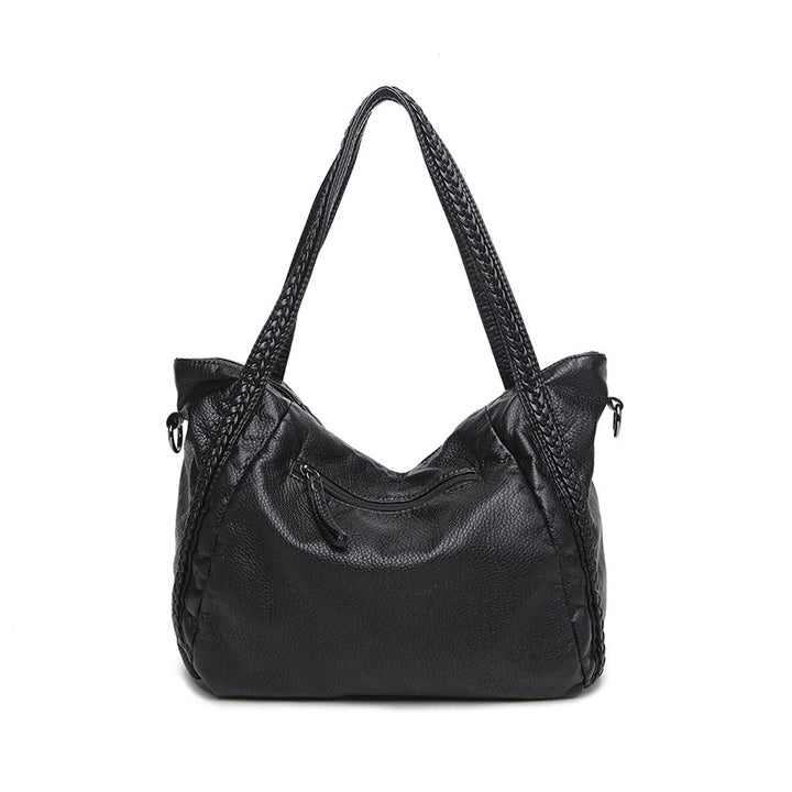 Braided Leather Handbag