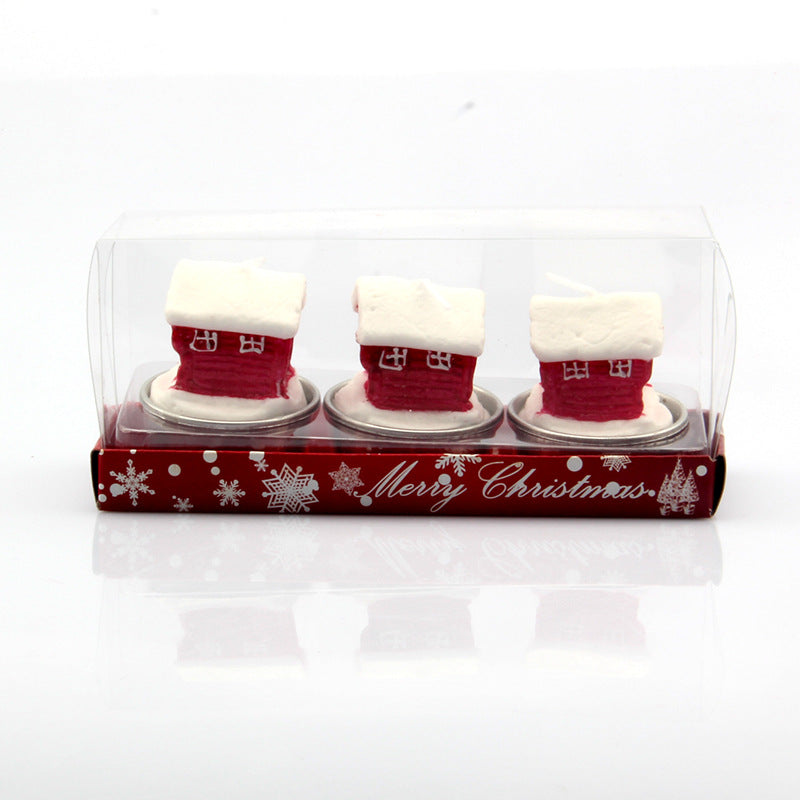 Festive Boot-Shaped Candle Set Kalsten