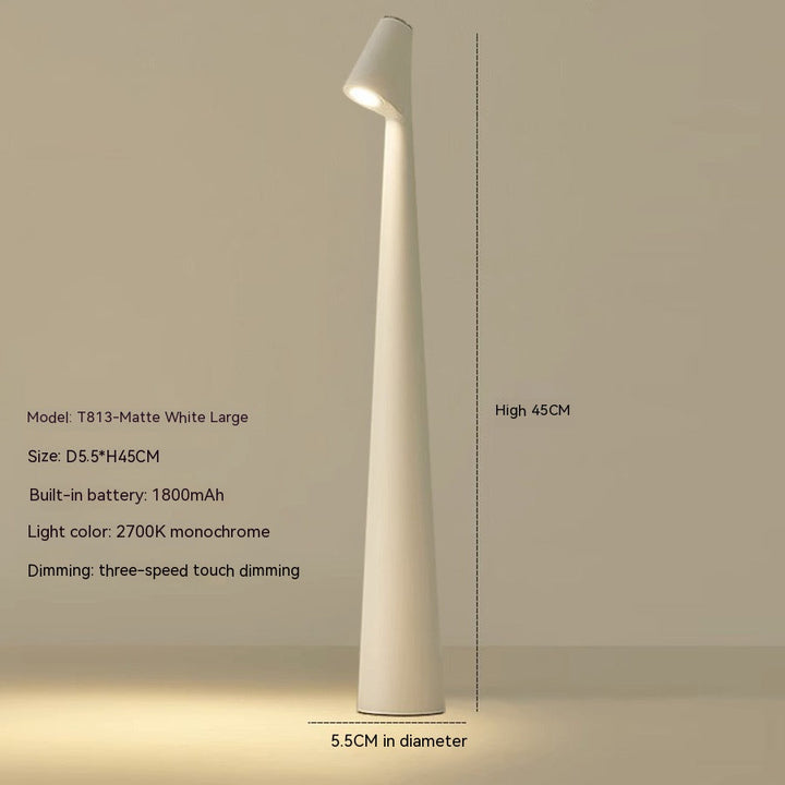 Modern Red Metal LED Table Lamp Kalsten