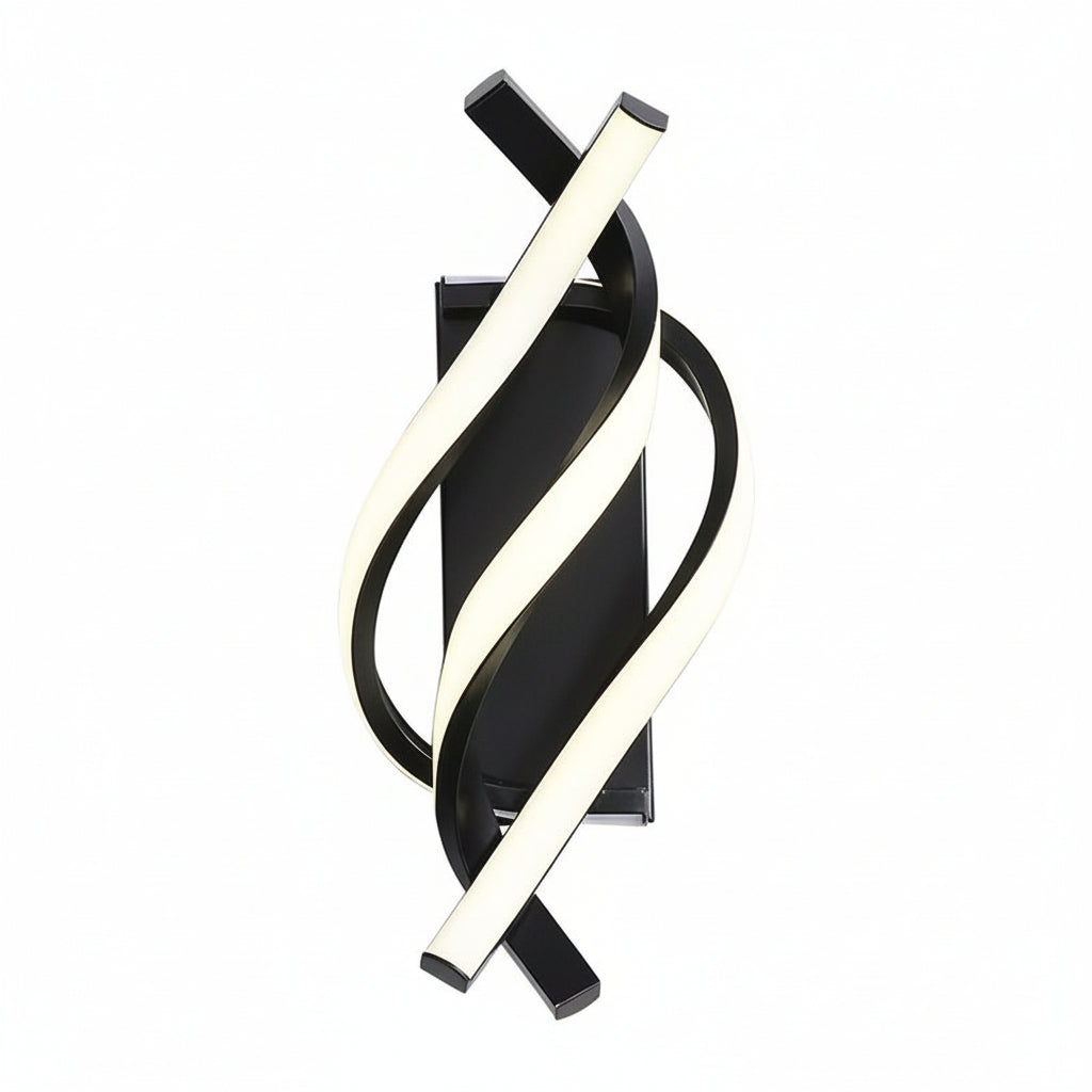Spiral Wall Sconce Helix DNA Metal Acrylic 22W 33cm / 13in 3-Color Dimmable | Kalsten