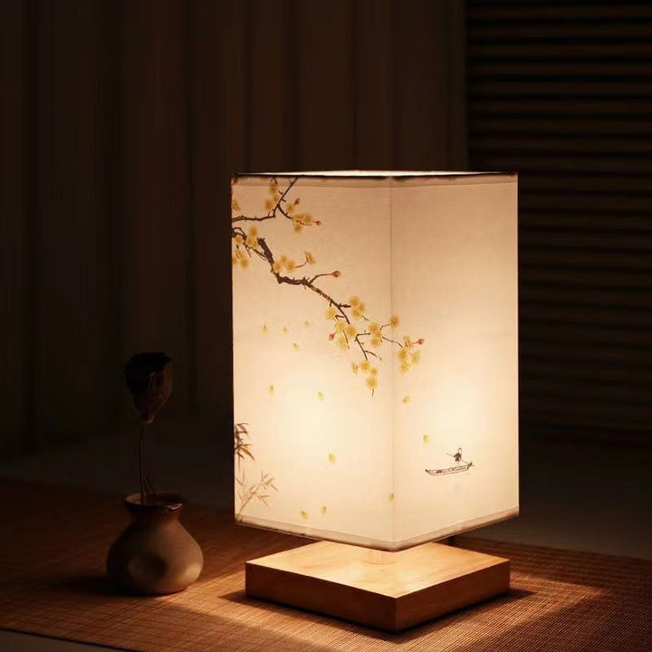 Chinese Style Retro Creative Nightlight Bedroom Warm Bedside Internet-popular New Chinese Style Wood Decorative Table Lamp | Kalsten
