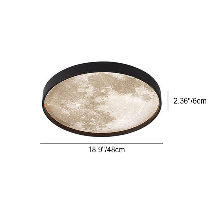 Flush Mount Ceiling Light Iron 18–48W 10–22 in Modern Hallway Bedroom Living Room Adjustable LED Fixture | Kalsten