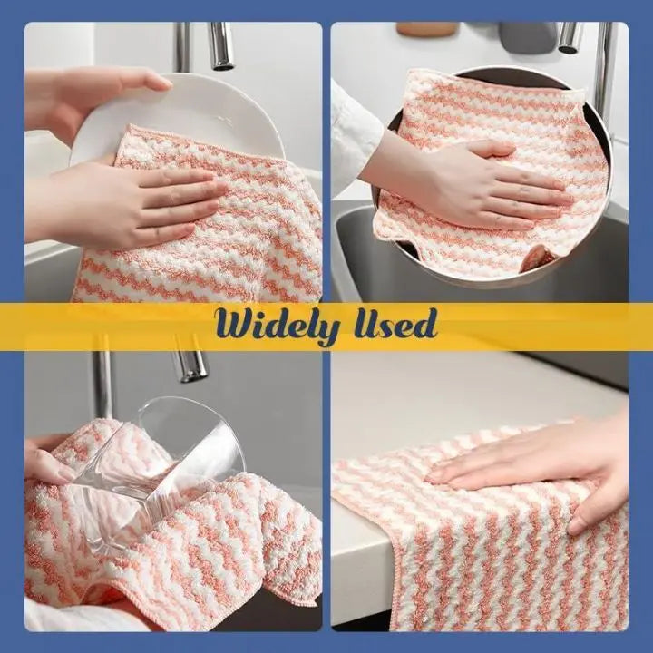 Kalsten | 3+2 | Microfiber Cleaning Cloth – Super absorbent & reusable