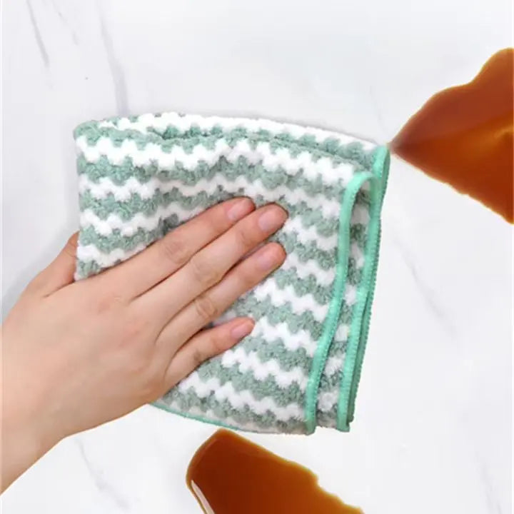 Kalsten | 3+2 | Microfiber Cleaning Cloth – Super absorbent & reusable