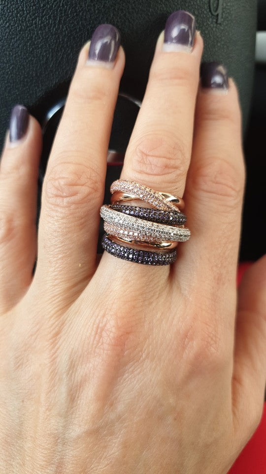 Kalsten | Monaco Design Luxury Statement Stackable Ring For Women