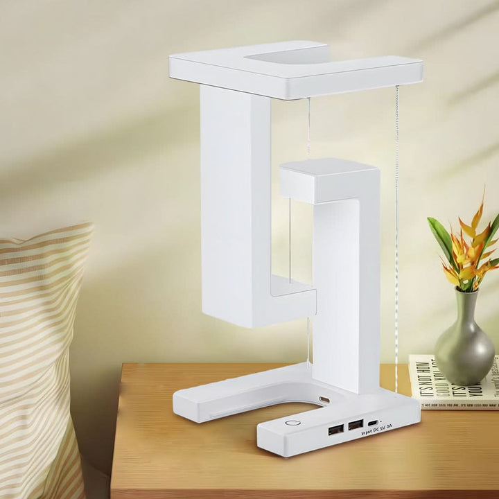 Levitating LED Table Lamp with Wireless Charging | Kalsten