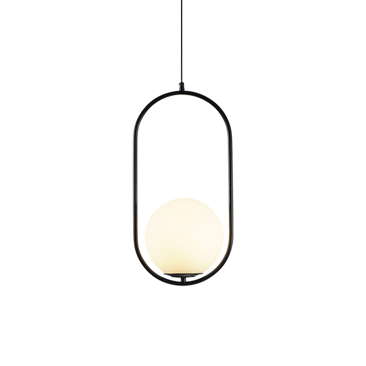 Pendant Light Brass Bent Glass 15W Adjustable Living Room Hallway Bedroom Modern Ceiling Lamp | Kalsten