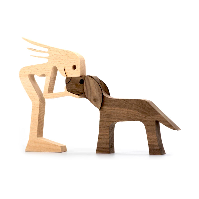 Kalsten | Pet Lover - Wood Sculpture Table Ornaments