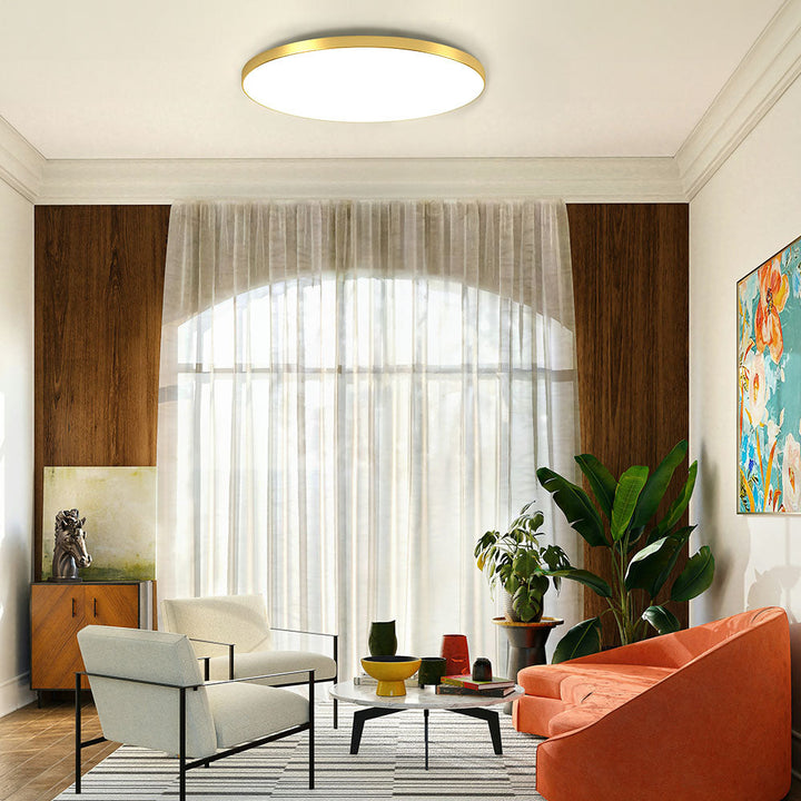 Round Modern LED Flush Ceiling Light Kalsten
