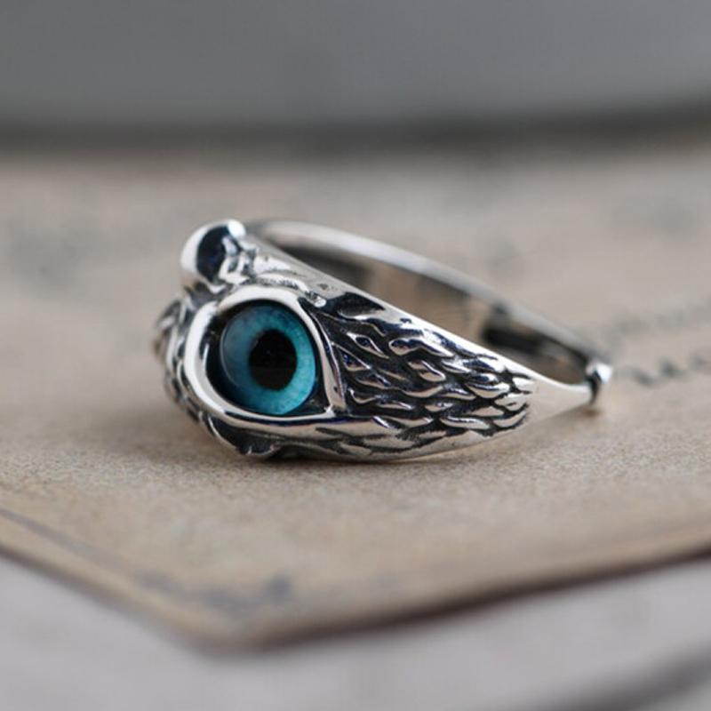 Owl Ring Demon Eye Adjustable | Kalsten