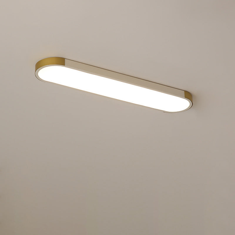 Flush Mount LED Ceiling Light Iron Acrylic 25.6 in Modern Living Room Bedroom Hallway Lighting 3 Color Temperature Adjustable | Kalsten