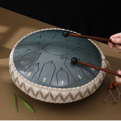 Kalsten | EchoDrum – Steel Tongue Drum for Meditation, Yoga, and Relaxation