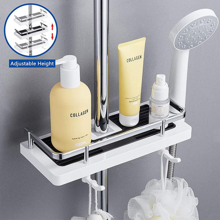 Multifunctional shower shelf without drilling | Kalsten