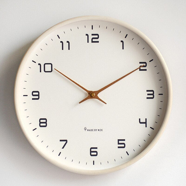 Kalsten | NordicGlow Wooden Wall Clock - Minimalist Scandinavian Design for Timeless Elegance
