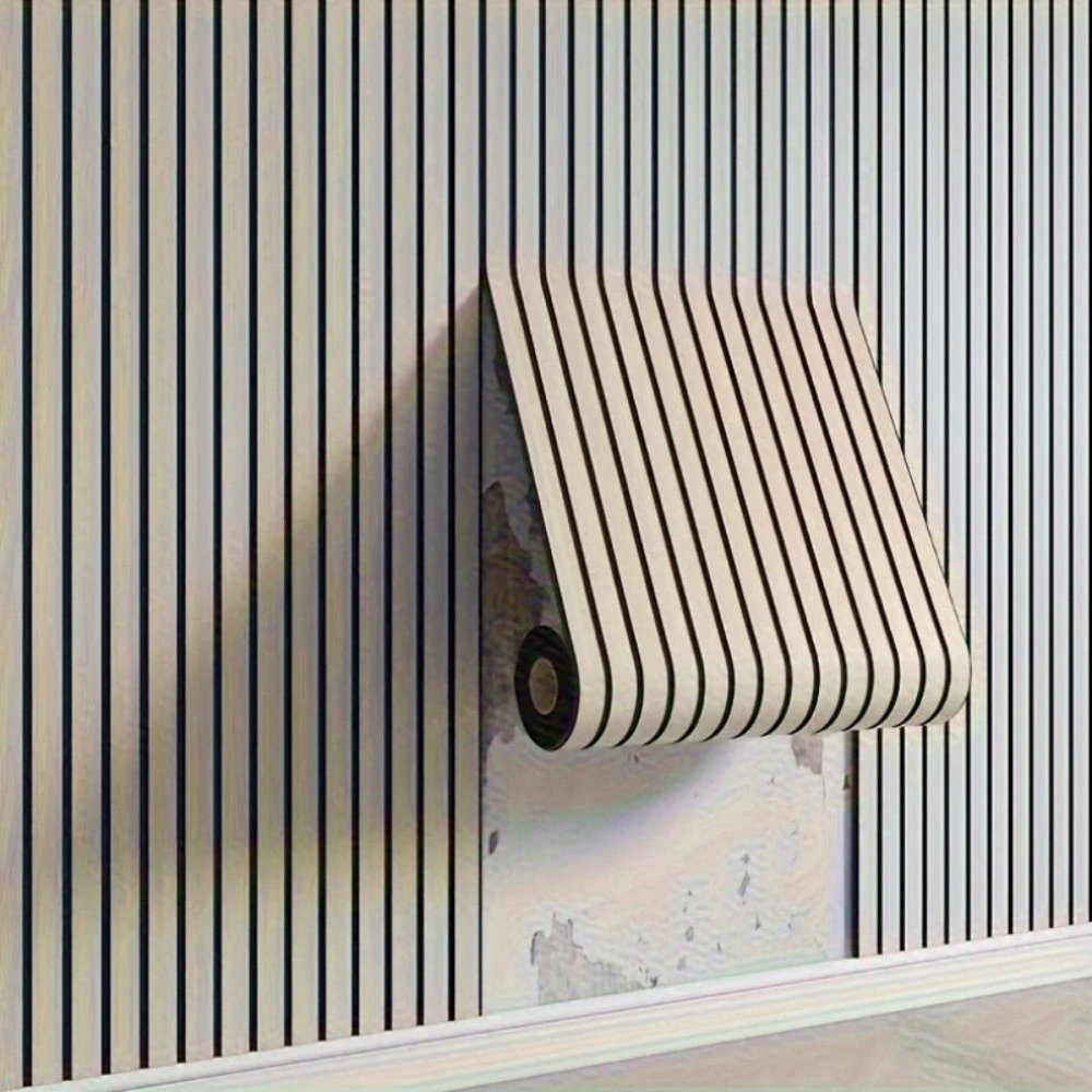 Kalsten | Wall Sticker 3D Wood Look PVC Panel Self Adhesive Waterproof