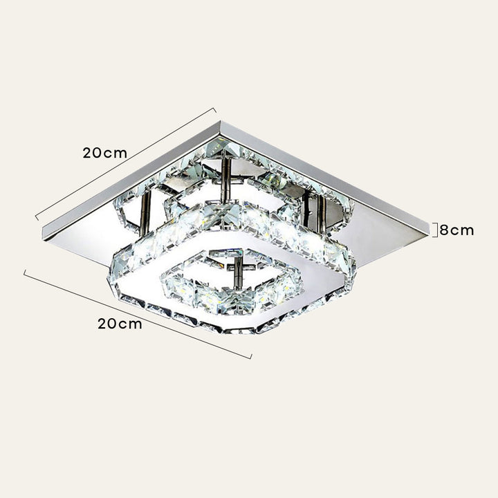 Kalsten | Ceiling Light Crystal LED Modern Flush Fixture