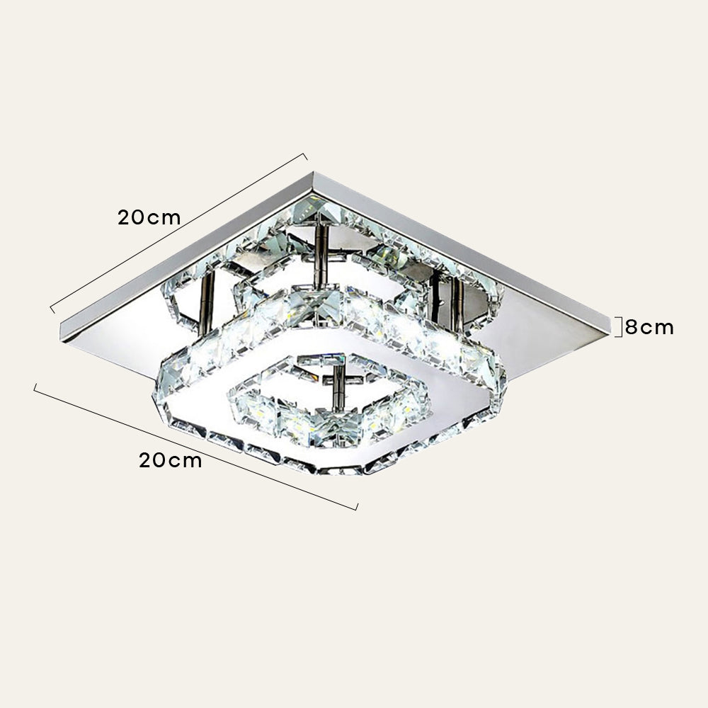 Crystal LED Recessed Ceiling Lamp Kalsten
