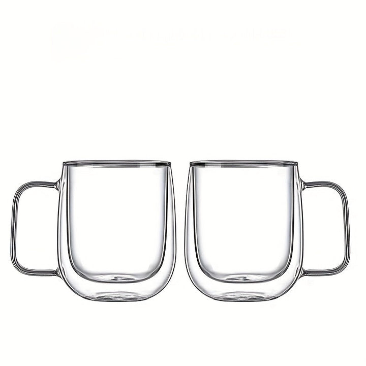 Kalsten | ThermoSip Double-walled Glass Mug – Borosilicate Glass, Heat Resistant & Elegant