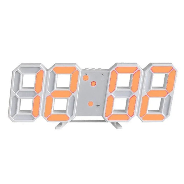 Kalsten | TimeGlow 3D LED Wall Clock – Digital Clock with Adjustable Lighting