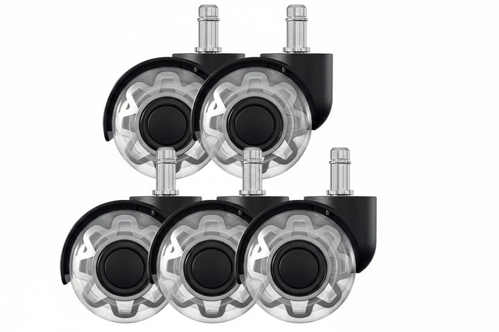 5 pieces office chair wheels swivel chair wheels 10mm x 22mm | Kalsten