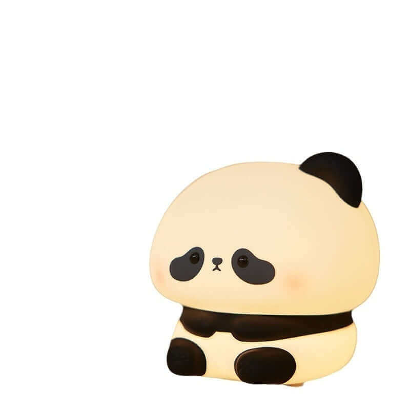 Panda LED Night Light Cute Silicone Night Light USB Rechargeable Touch Night Lamp Bedroom Timing Lamp Decoration Children's Gift Home Decor | Kalsten