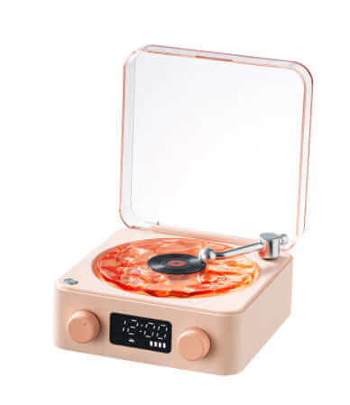 Retro Turntable Speaker Wireless Bluetooth 5.0 Vinyl Record Player Stereo Sound With White Noise RGB Projection Lamp Effect | Kalsten