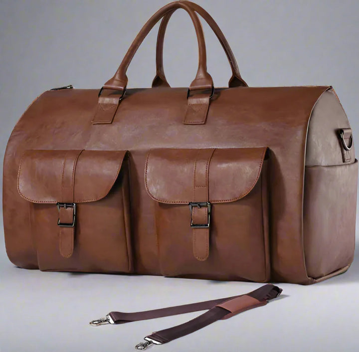 Travel Duffel Bag Leather Hand Luggage Kalsten