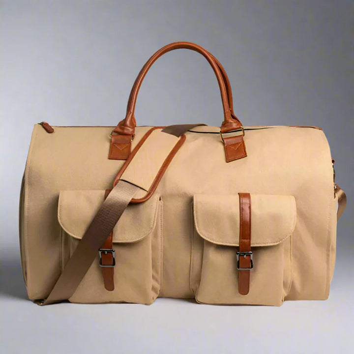 Travel Duffel Bag Leather Hand Luggage Kalsten