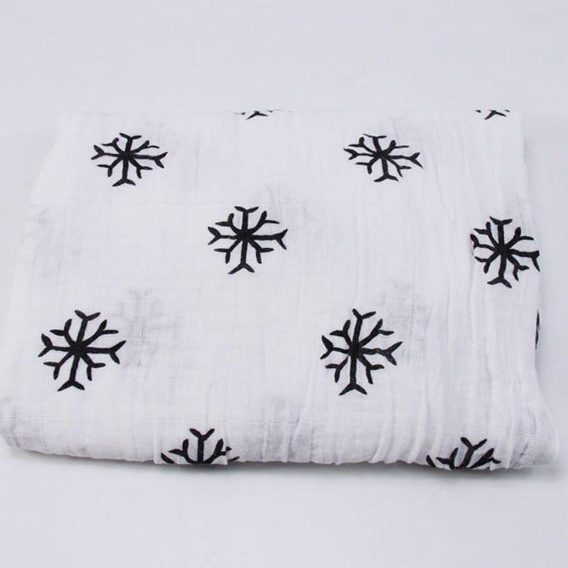 Cute Patterned Muslin Swaddle Blanket kalsten