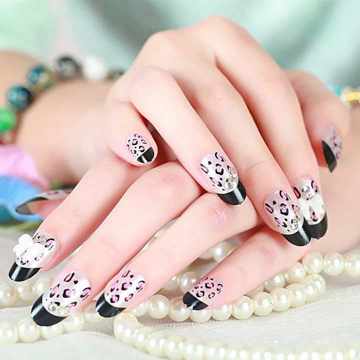 Leopard Print Press-On Nail Tips
