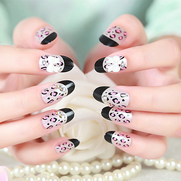 Leopard Print Press-On Nail Tips