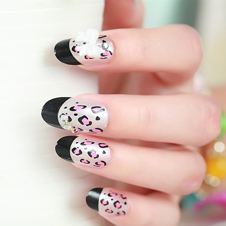 Leopard Print Press-On Nail Tips