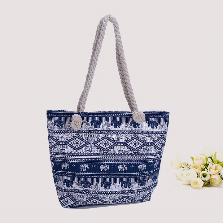Large Decorative Beach Bag Kalsten