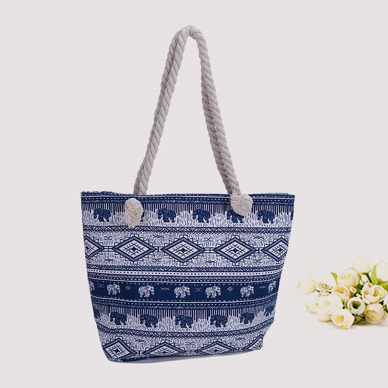 Large Decorative Beach Bag Kalsten