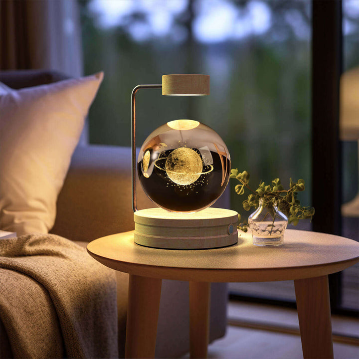 Crystal Ball Cosmic Dinosaur Indoor Night Light USB Power Warm Bedside Light Birthday Gift Night Lamp | Kalsten