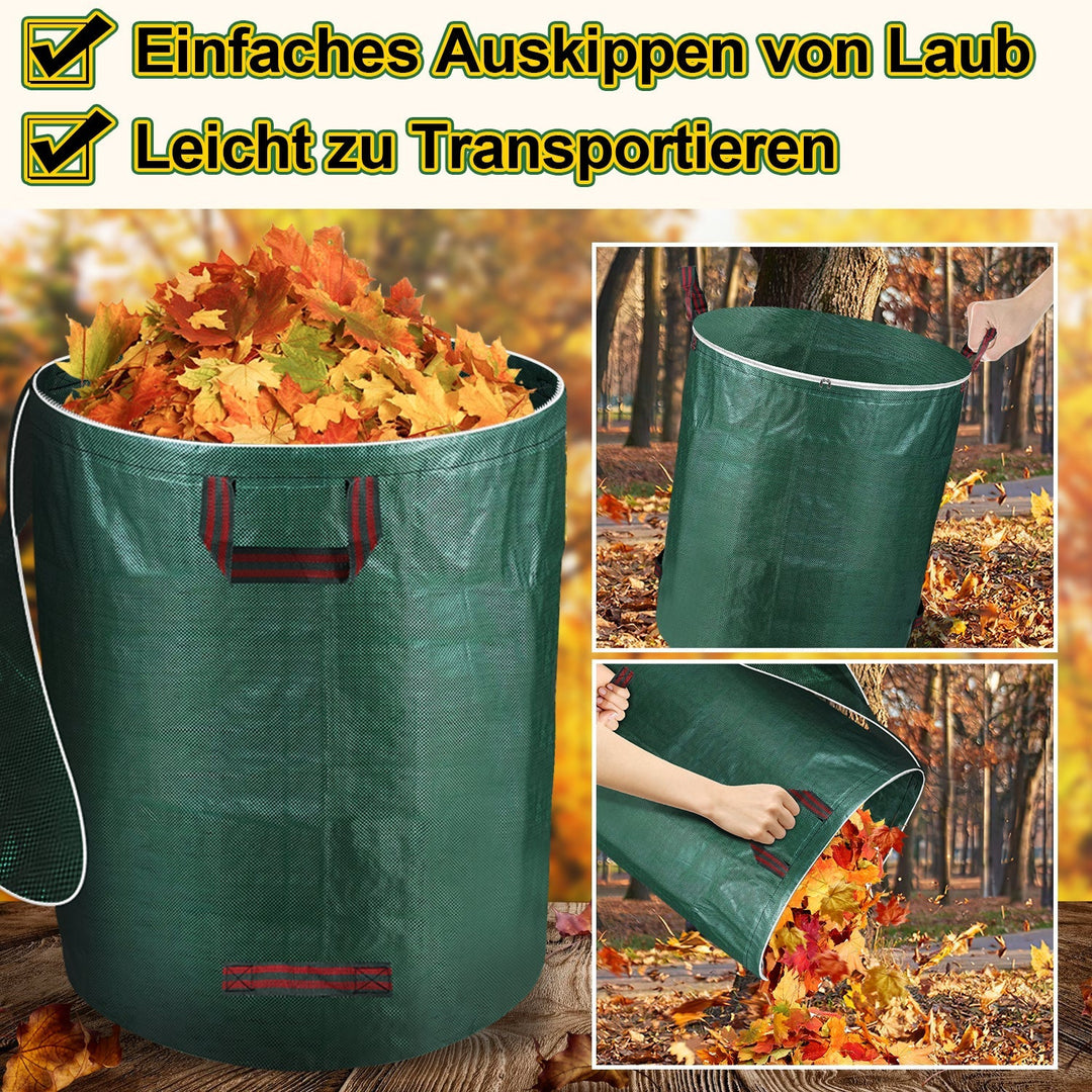 Garden waste bag garden sack 272L with lid | Kalsten