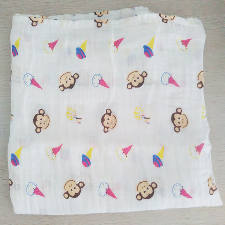 Cute Patterned Muslin Swaddle Blanket kalsten